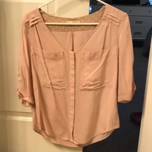 Blush/pink blouse